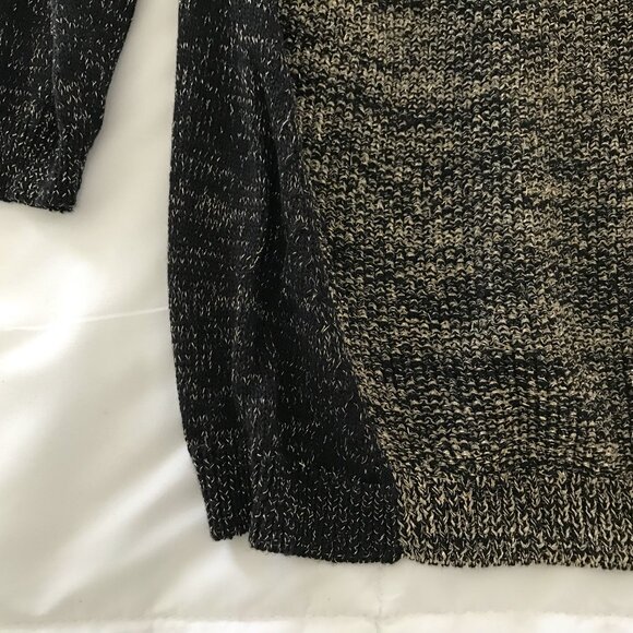 Kenneth Cole Sweater Black Gold Metallic M - Picture 7 of 11